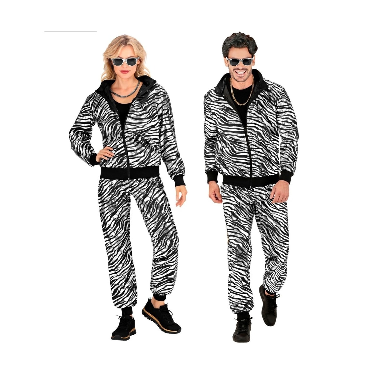 Kostyme Disco Party Silver S