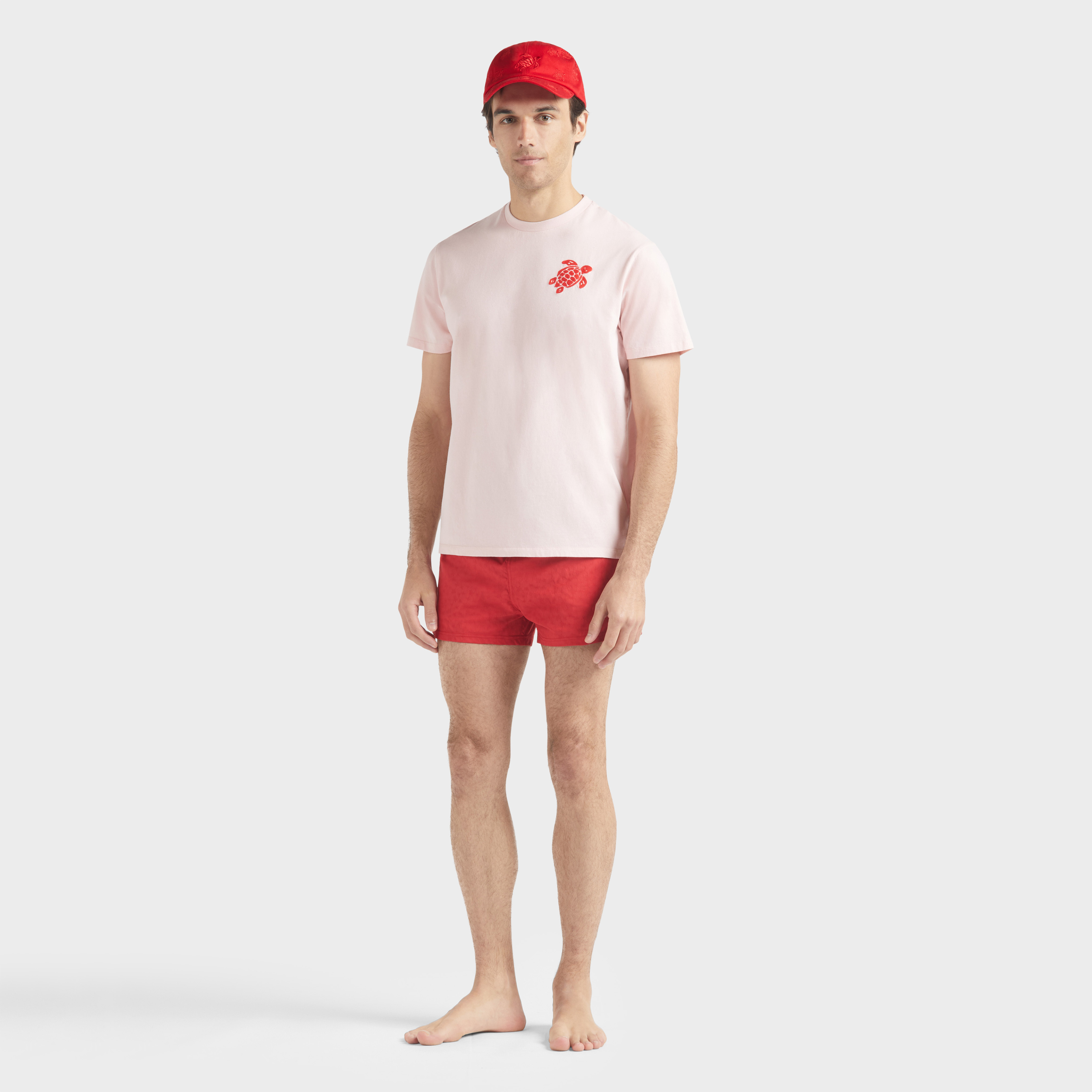 T-shirt en coton organique homme Tortue brodée