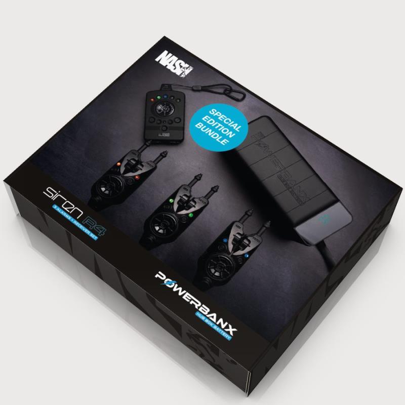 Coffret Détecteur De Touche Nash Siren R4 Powerbanx 80K Bundle