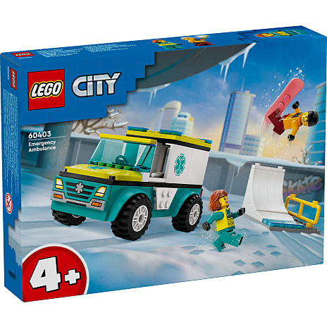 LEGO City Ambulance og snowboarder 60403