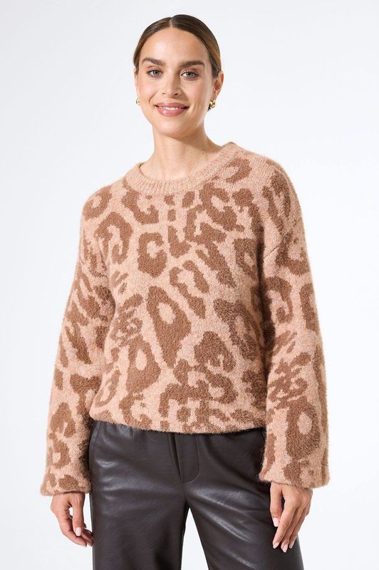 Garcia - J50041 - Trui - V-hals - Dames - Elegante Knitwear met Glitter