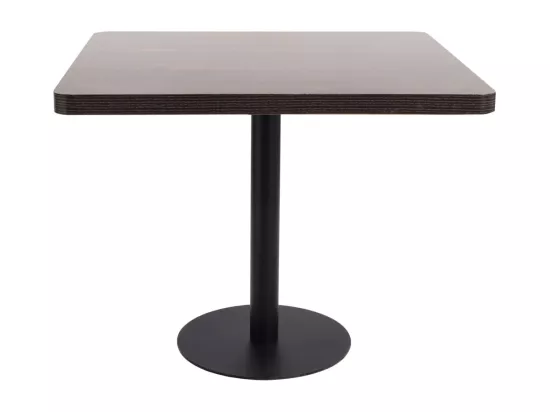 Table de bistro Marron foncé 80x80 cm MDF