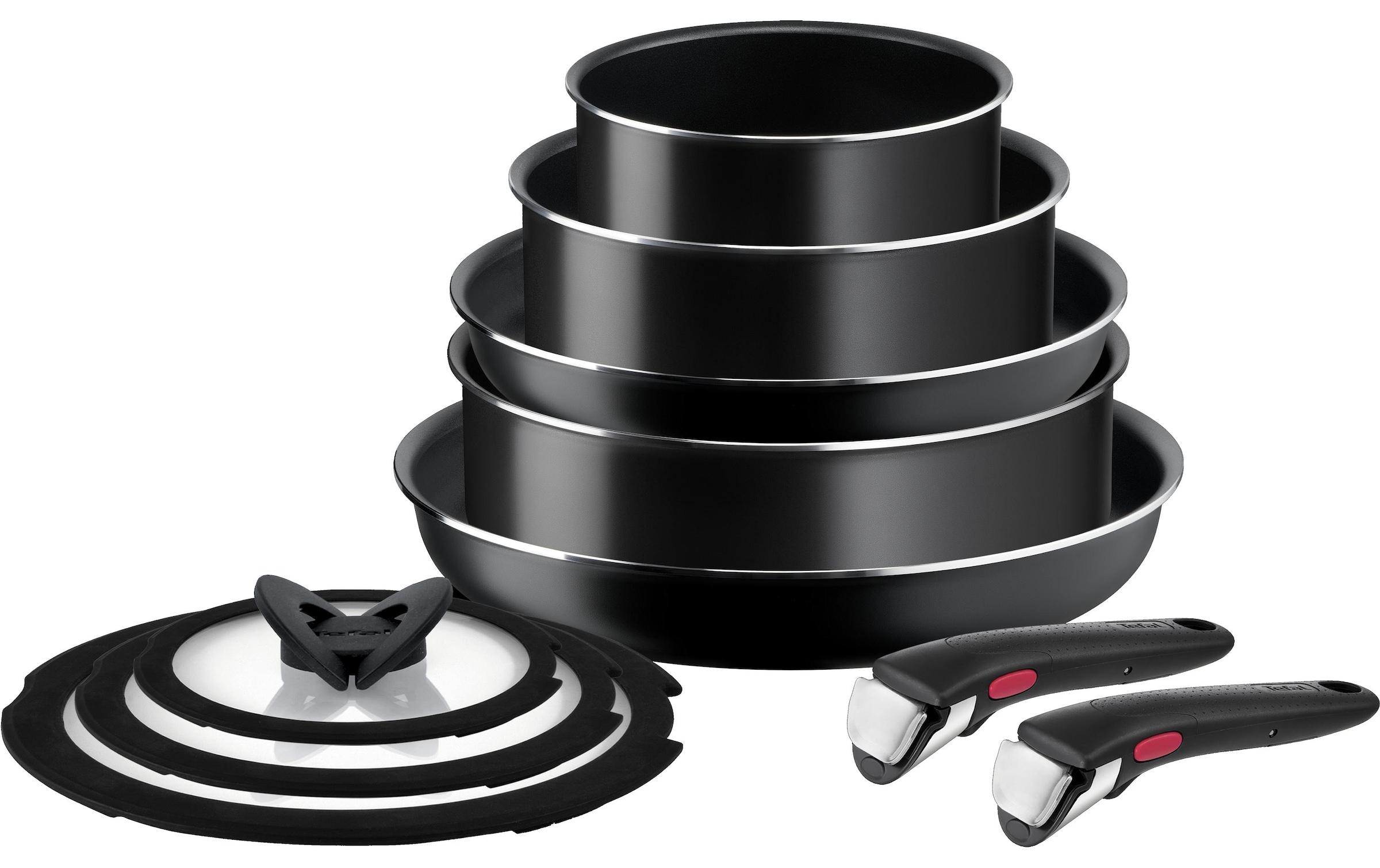 Tefal Pfannen-Set »Ingenio Easy On 10-teilig« Aluminium