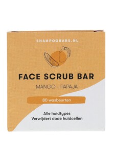 Shampoo Bars Gezichtsscrub Mango en Papaja 60GR