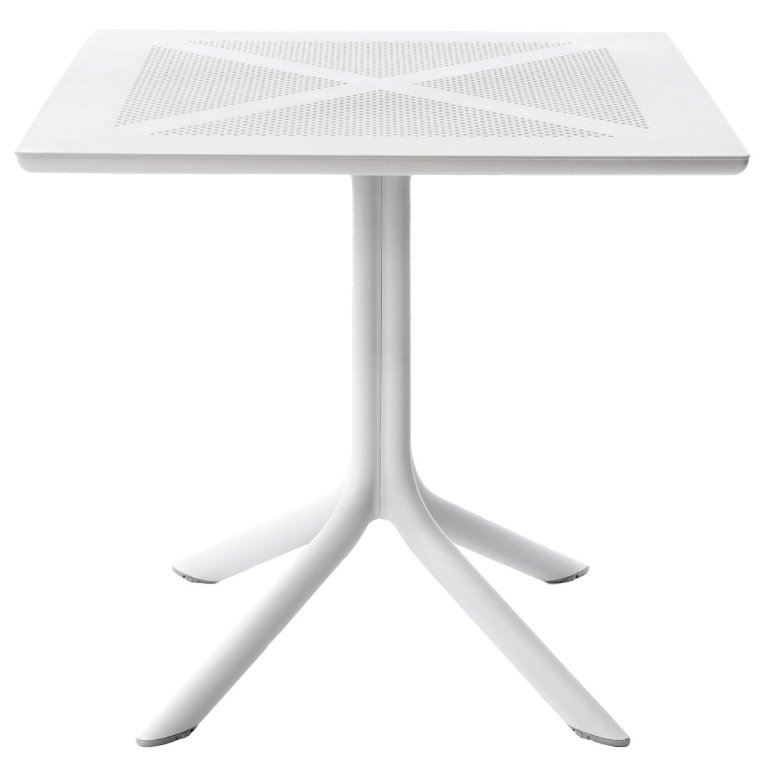 Nardi Clipx tuintafel 70x70 Bianco