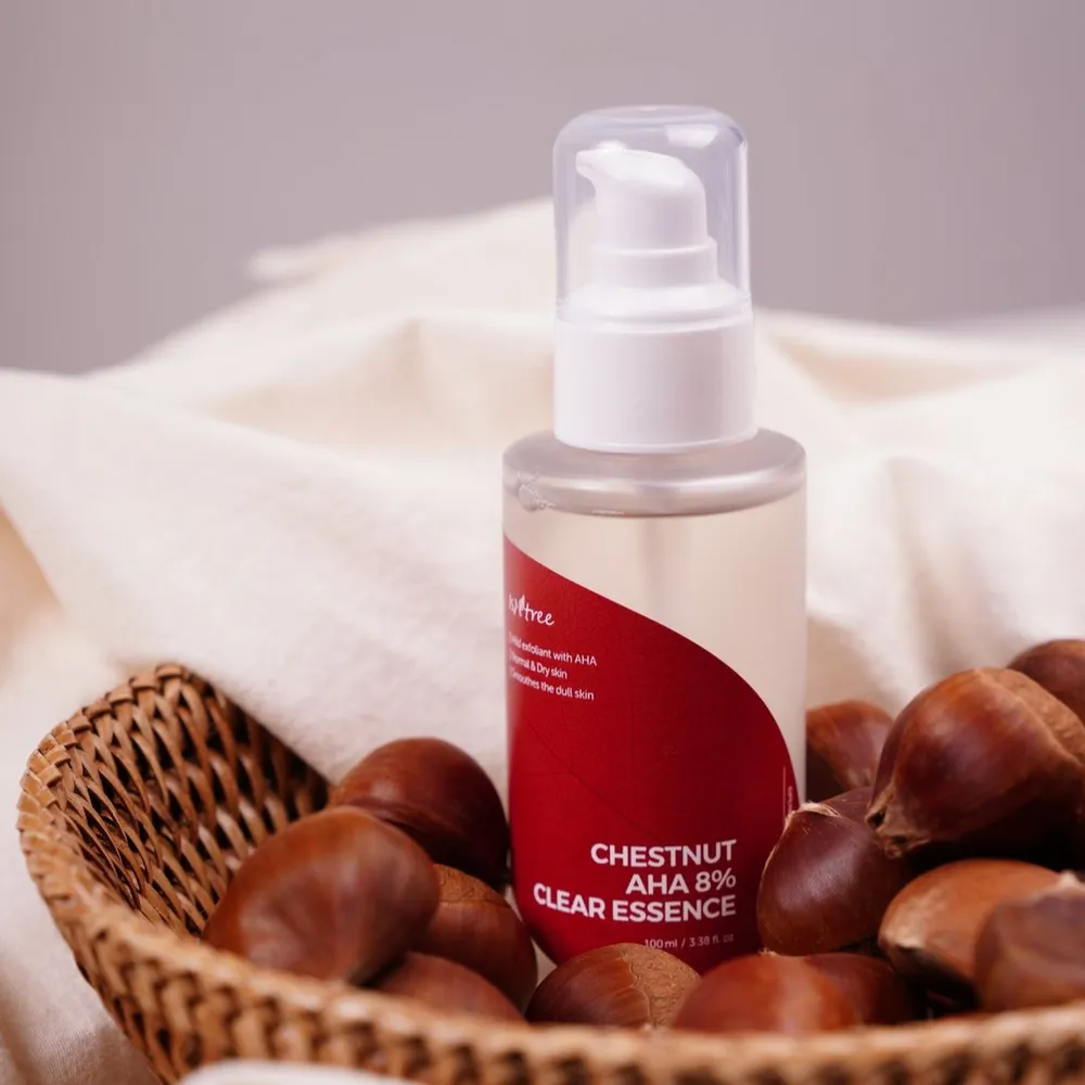 Isntree Chestnut AHA 8% Clear Essence - 100 ml.