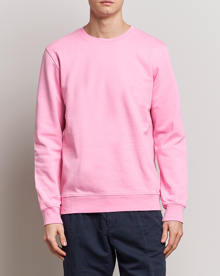 Colorful Standard Classic Organic Crew Neck Sweat Flamingo Pink