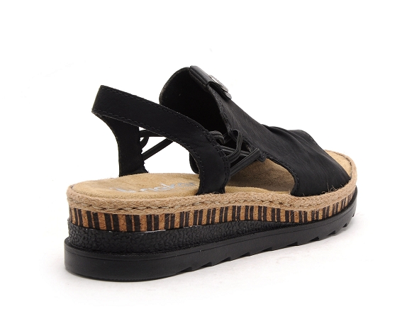 Rieker nu pieds talons femme v7972 noir