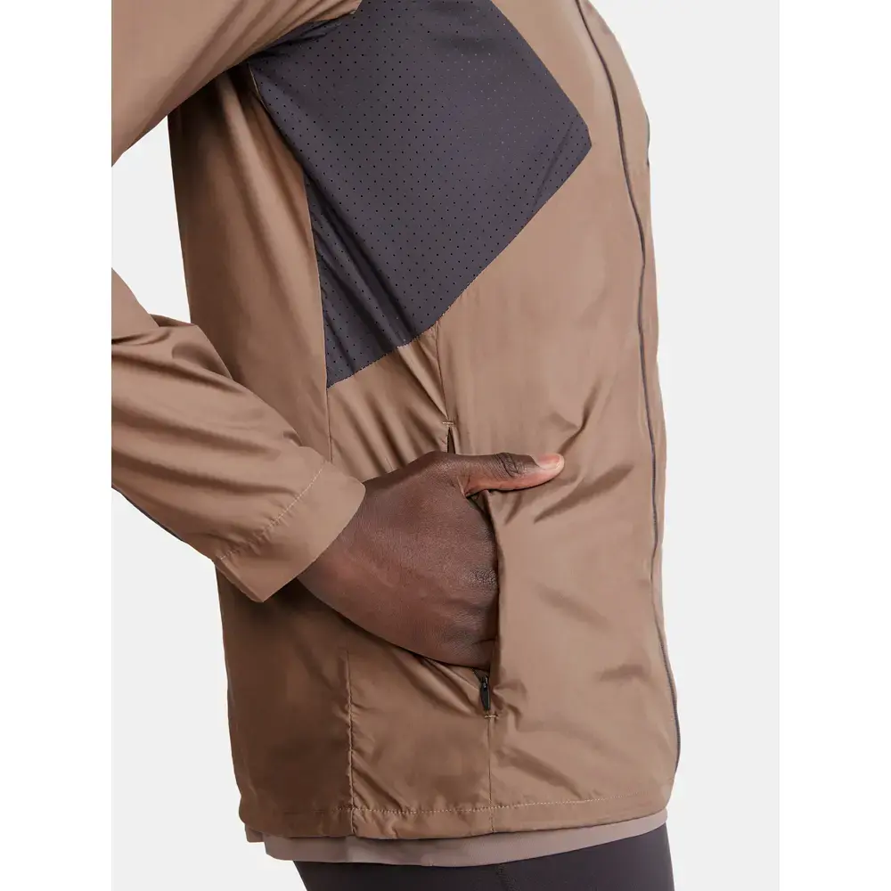 Craft ADV Essence Windjack Bruin/Grijs Heren
