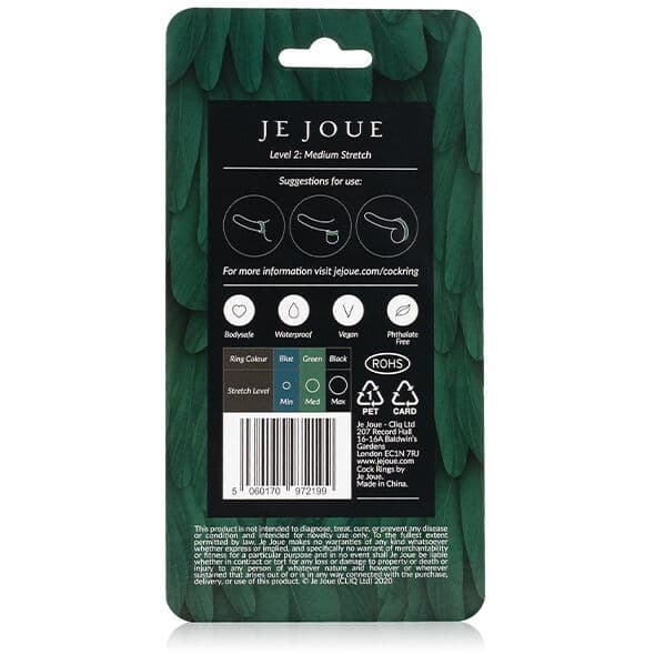 Je Joue - Grønn silikonring - Medium Choke