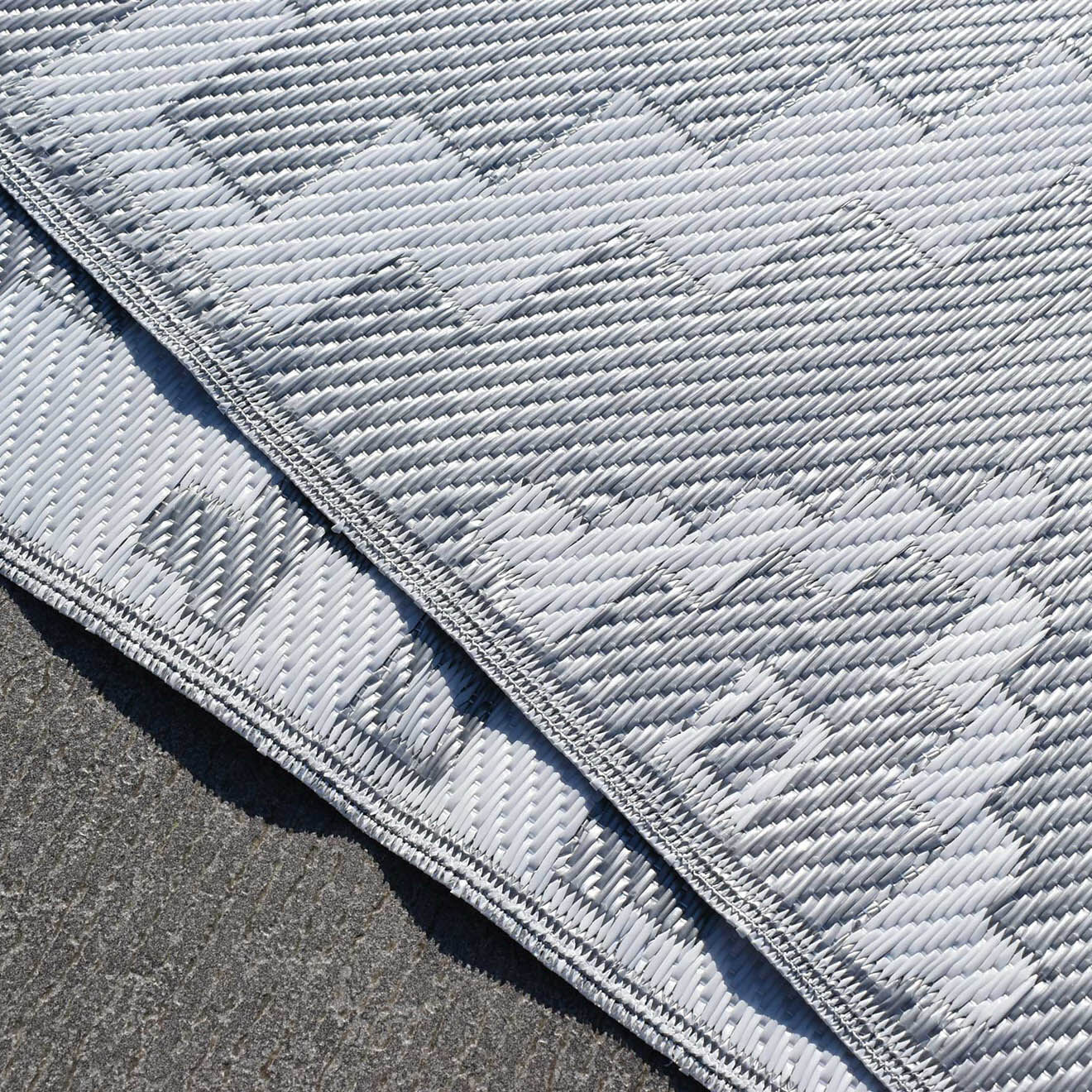 Nazar Rugs Tapis d'extérieur Scoobi gris  - 120x160 cm