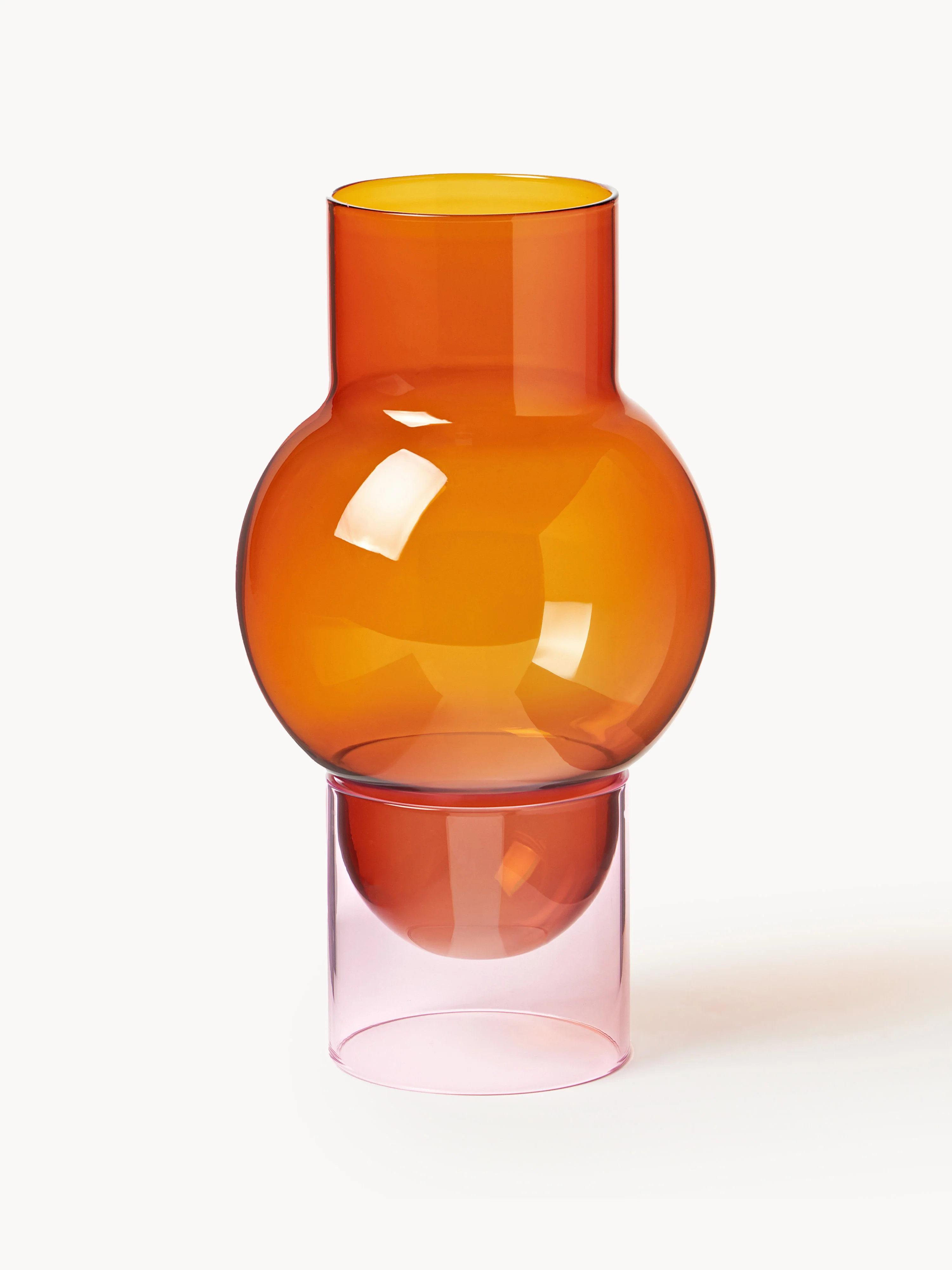 Mondgeblazen vaas Bubble, H 27 cm