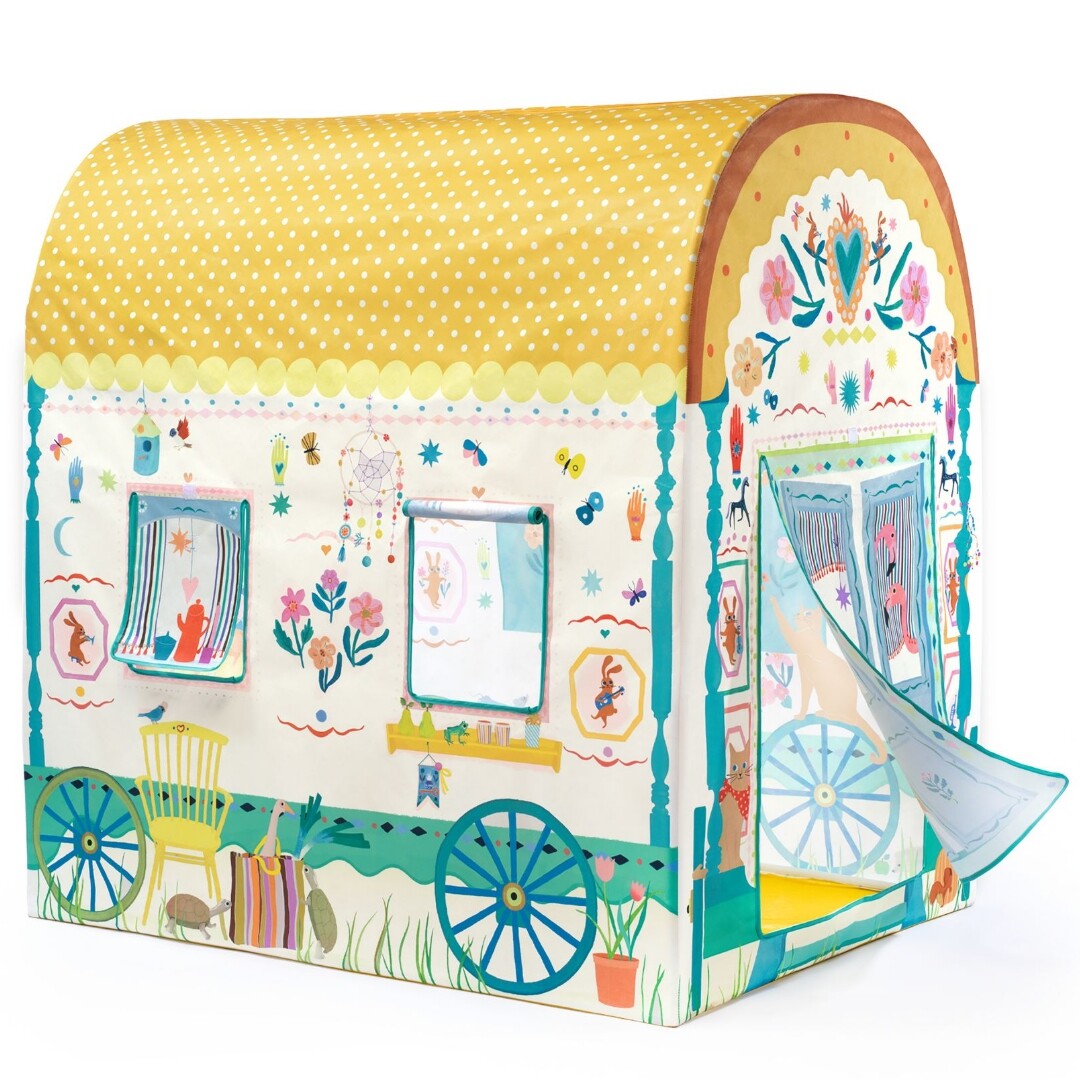 Djeco speelhuis woonwagen