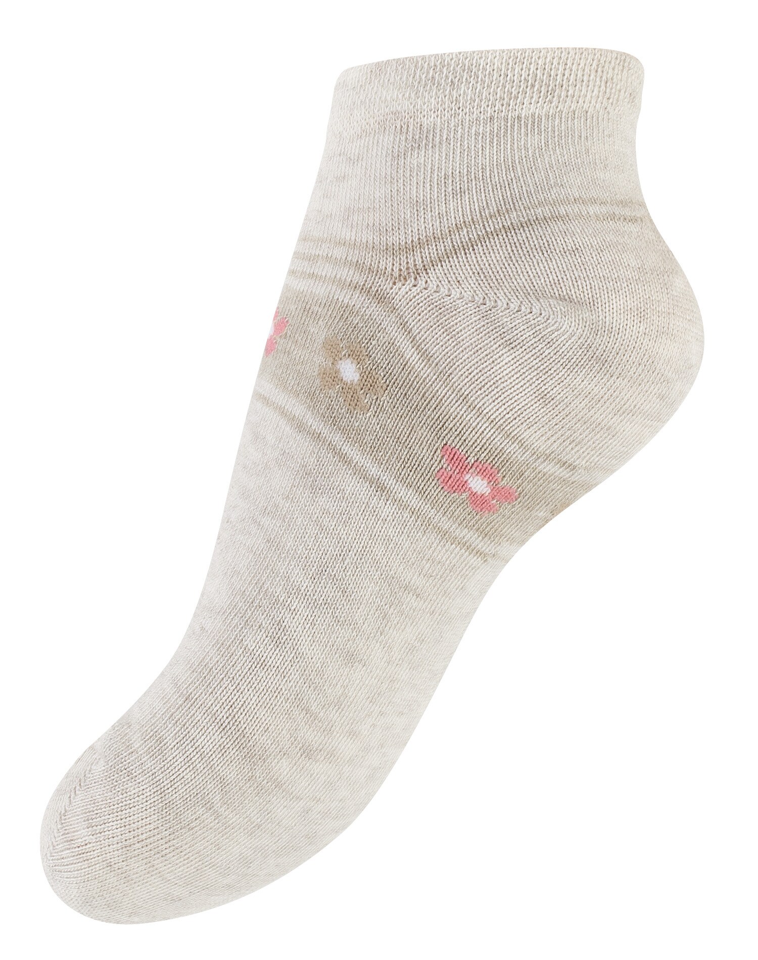 Cotton Prime® 8 Paar Kinder Sneaker Socken Sweet Flower
