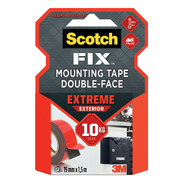 Adhésif double face Scotch extra fort 1.5 m