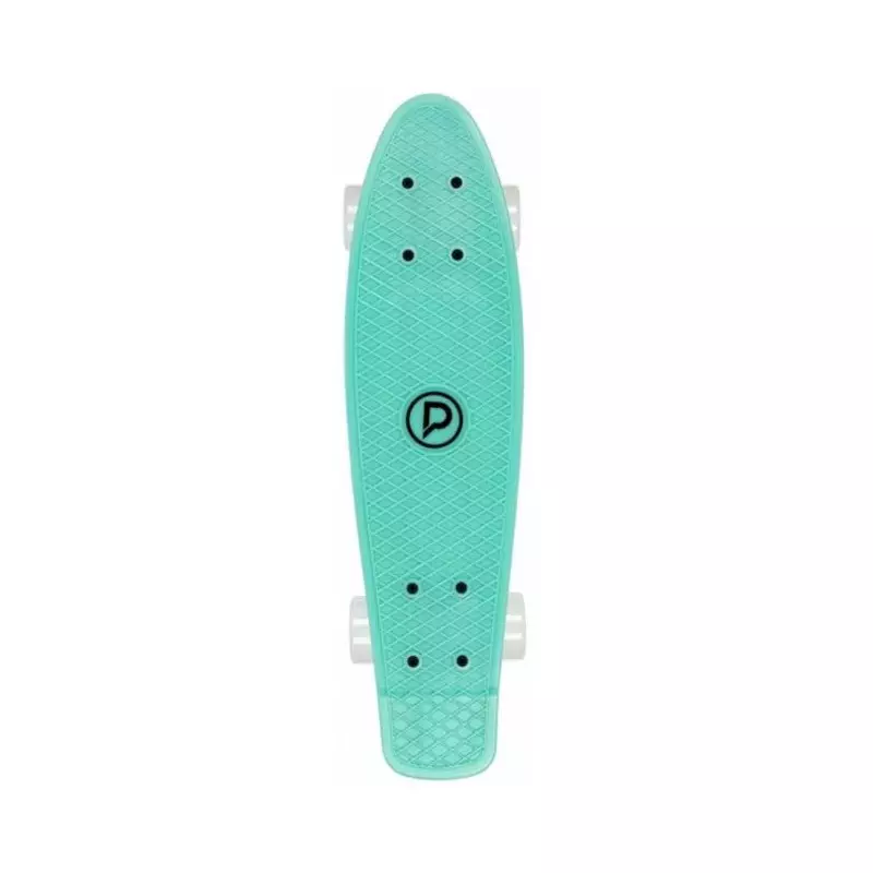 Skate cruiser PLAYLIFE Vinylboard 22*6 Mint - white Wheels