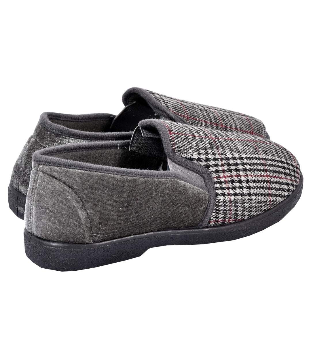 CHARENTAISE Homme Pantoufle PREMIUM H8XE01 GRIS