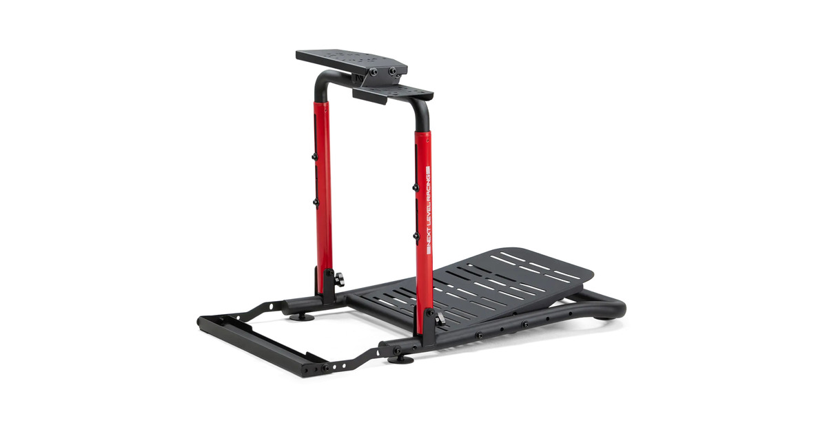 Next Level RacingWheel Stand Lite 2.0 standaard  (Zwart/rood)