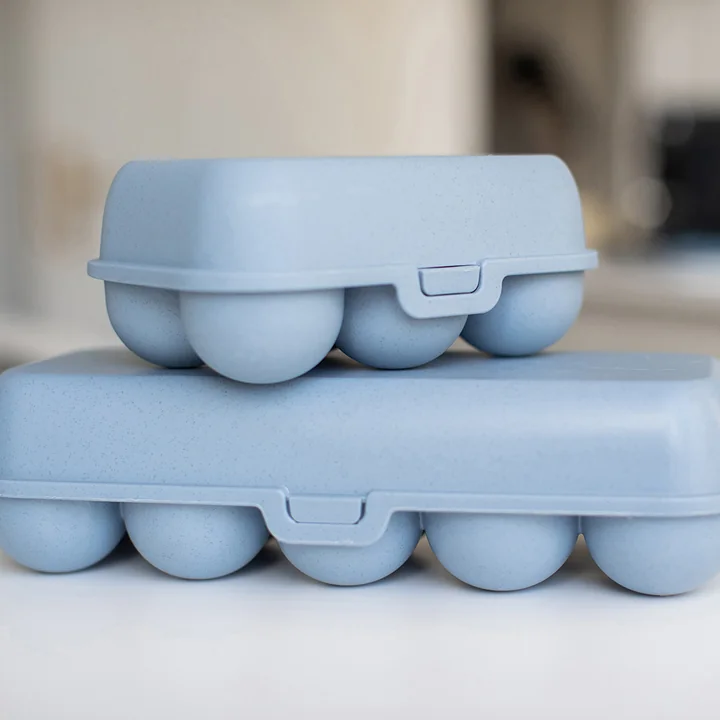 Koziol - Eggs to go Mehrweg Eierbehälter, organic rot
