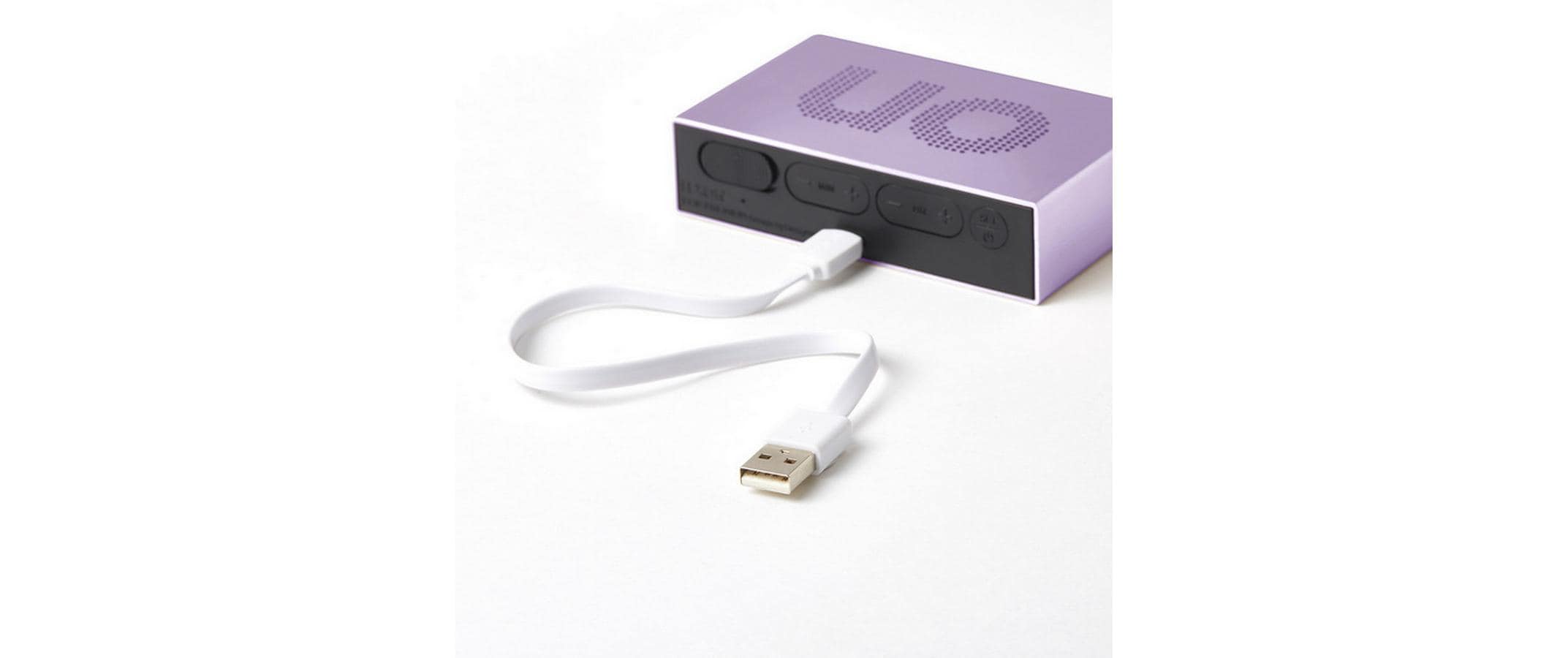 Digitalwecker Flip Premium ViolettLCD-Wecker