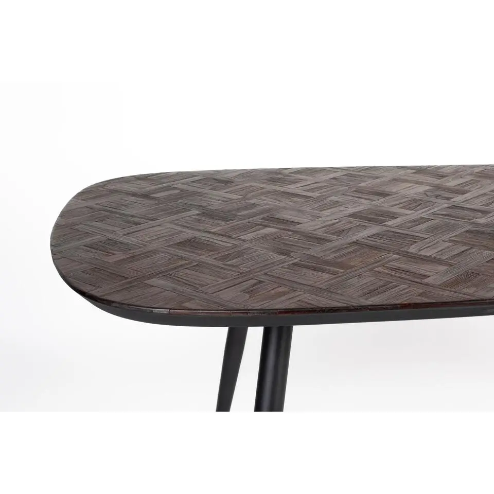 Housecraft Webster Eettafel Rechthoekig Hout 118x90 cm Bruin