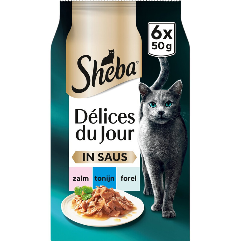 Sheba Délices in saus tonijn & kabeljauw