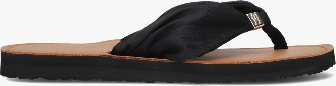 TOMMY HILFIGER zwarte tommy hilfiger teenslippers th elevated beach