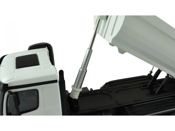 AMEWI - Mercedes Tipper Truck PRO Metal RTR - RC - hvid