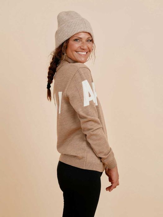 Alpine Turtleneck Merino Knit Sweater