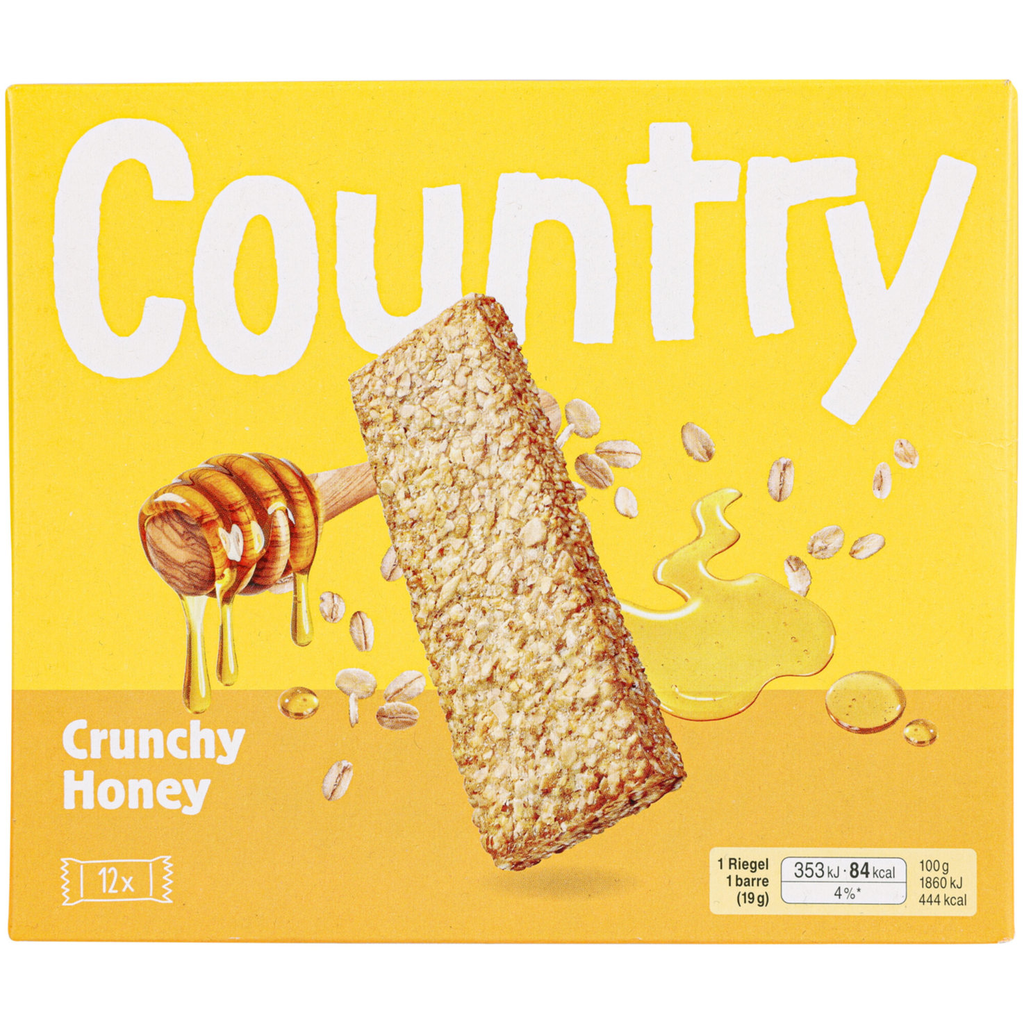 Country Riegel Crunchy Honey 12x19g