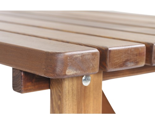Tessin HG tuintafel, zachthout, 150 x 73 x 74 cm, bruin