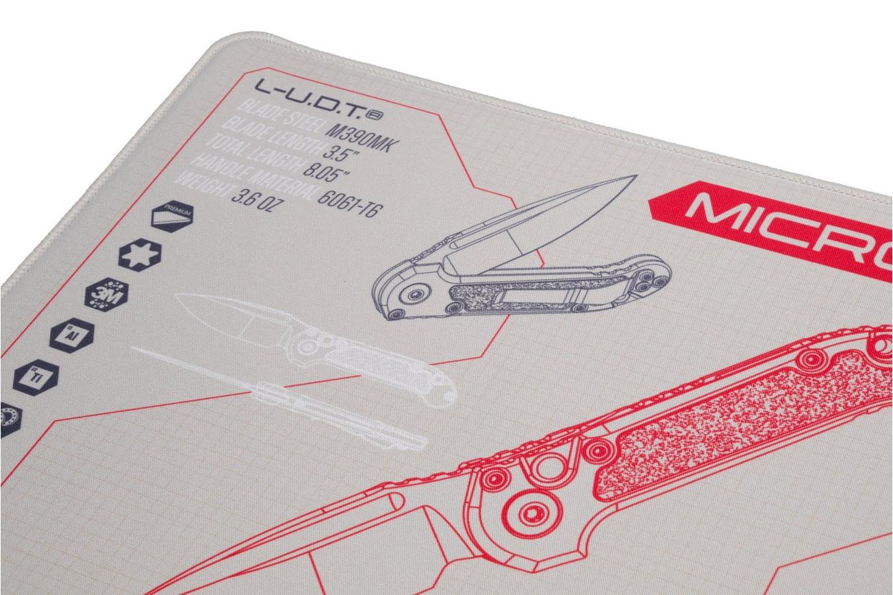 Microtech Ludt Cream MAT-LUDT, presentatiemat