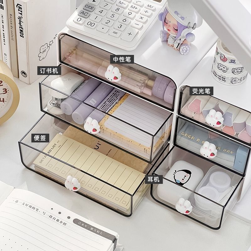 NEJA - Konijnen plastic lade bureau organizer (verschillende ontwerpen)