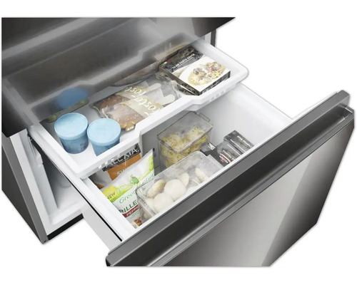 HAIER HTW5620CNMP koel-vriescombinatie, afmetingen (B x H x D): 59,5 x 205 x 66,7 cm, koelgedeelte: 289 l, vriesgedeelte: 125 l, zwart