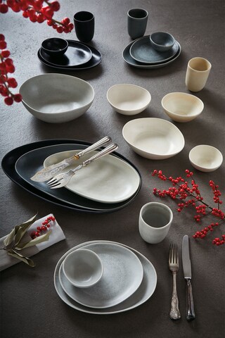 CreaTable Schale PIETRA Keramik sandbeige