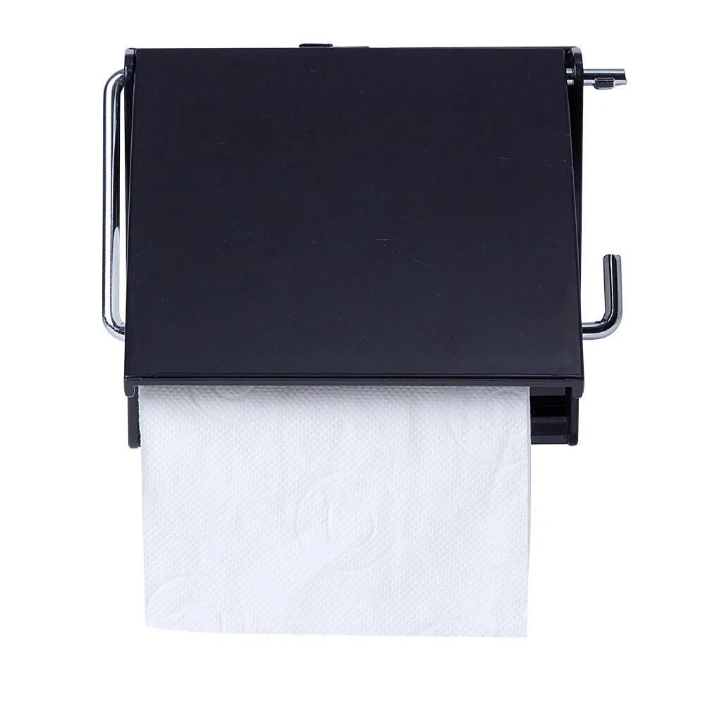 Dérouleur papier toilettes noir