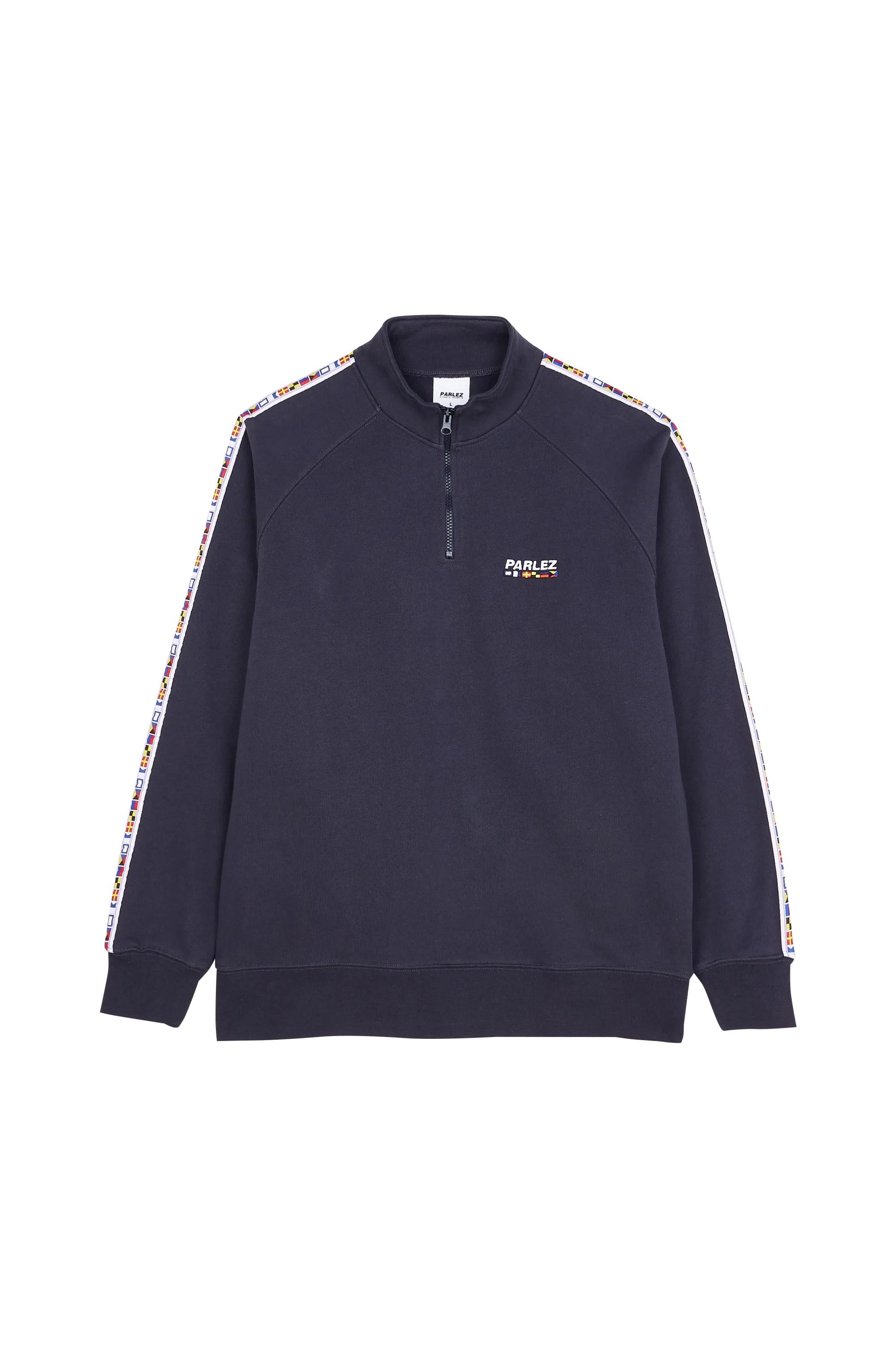 PARLEZ sweatshirt zippé Sampson Quarter Zip Navy Bleu