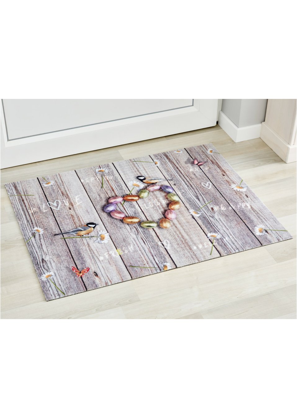Tapis de protection motif printanier