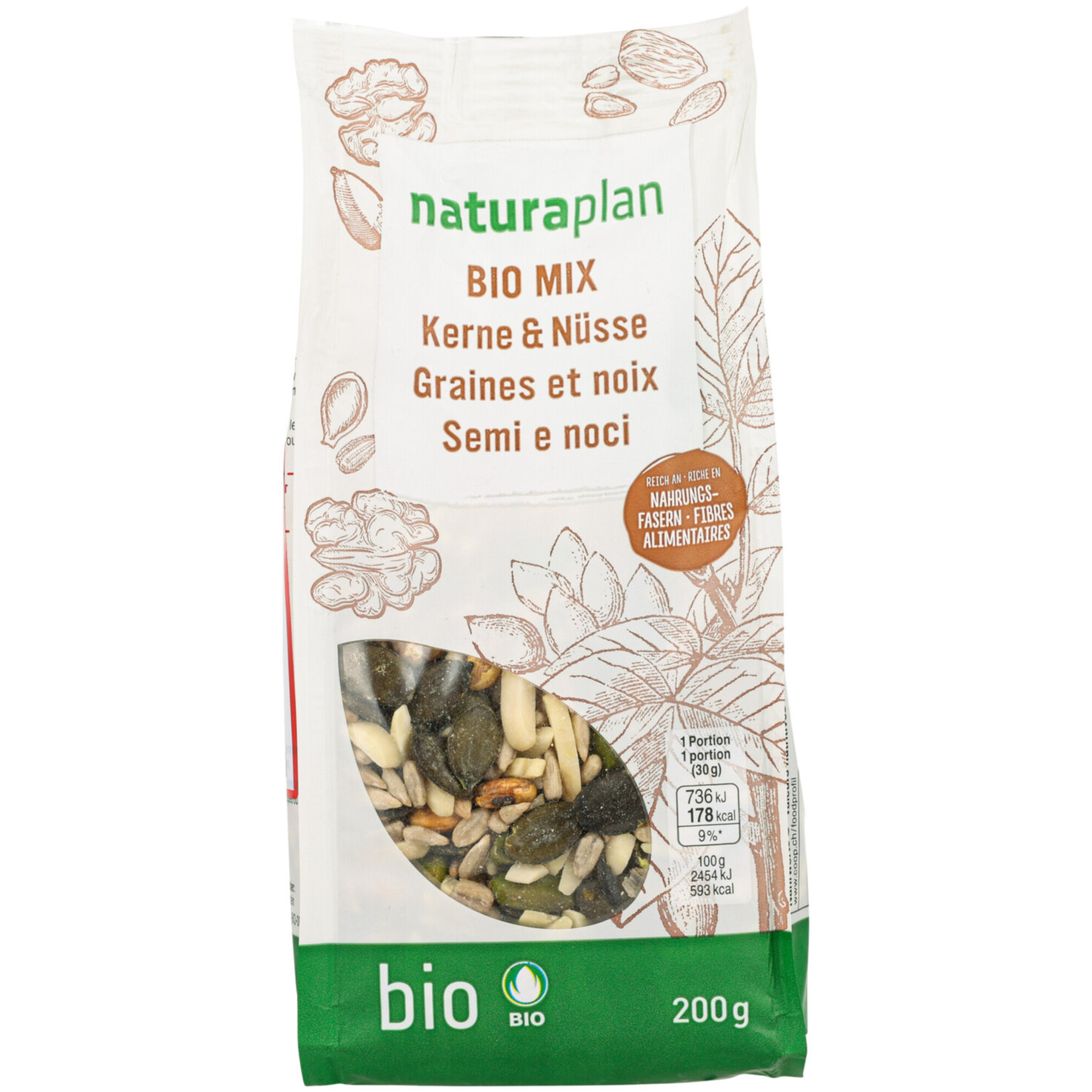 Naturaplan Bio Kernen-Nuss Mix