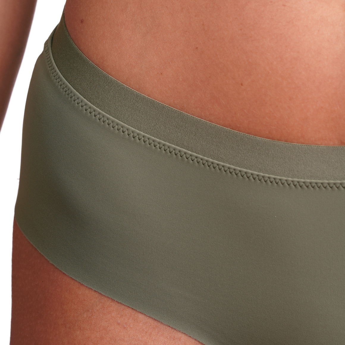 Gina Benotti 3 Damen Pantys in Seamless-Qualität oliv / rosa / schwarz