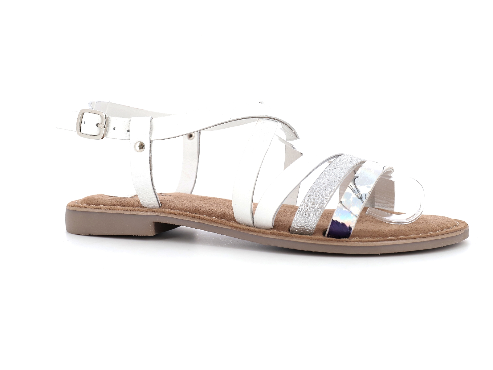 Metamorf ose-LACLAQUE Cuir Blanc