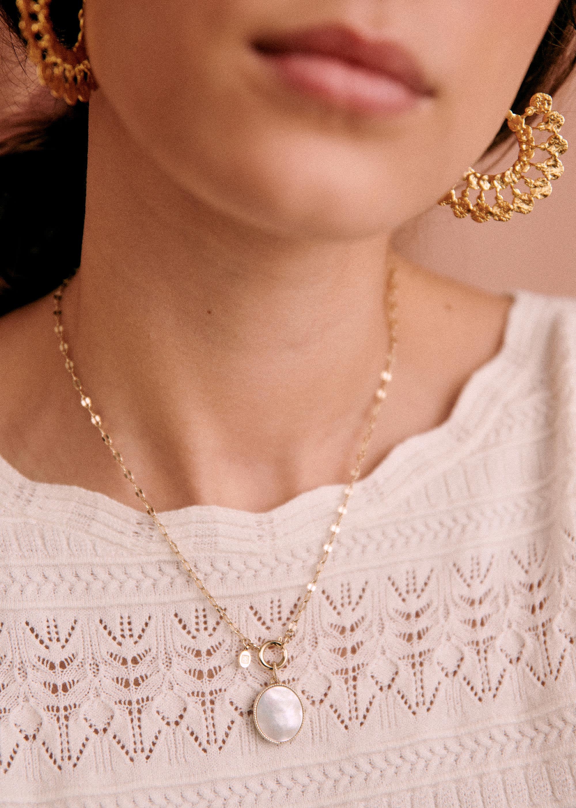 Charms Irma - Médaille Nacre - E-SHOP/BIJOUX Colliers 5905819