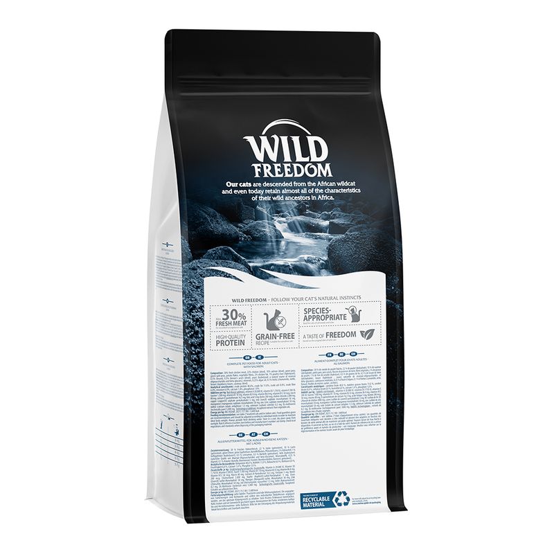 Wild Freedom Adult Cold River Sterilised, saumon - sans céréales