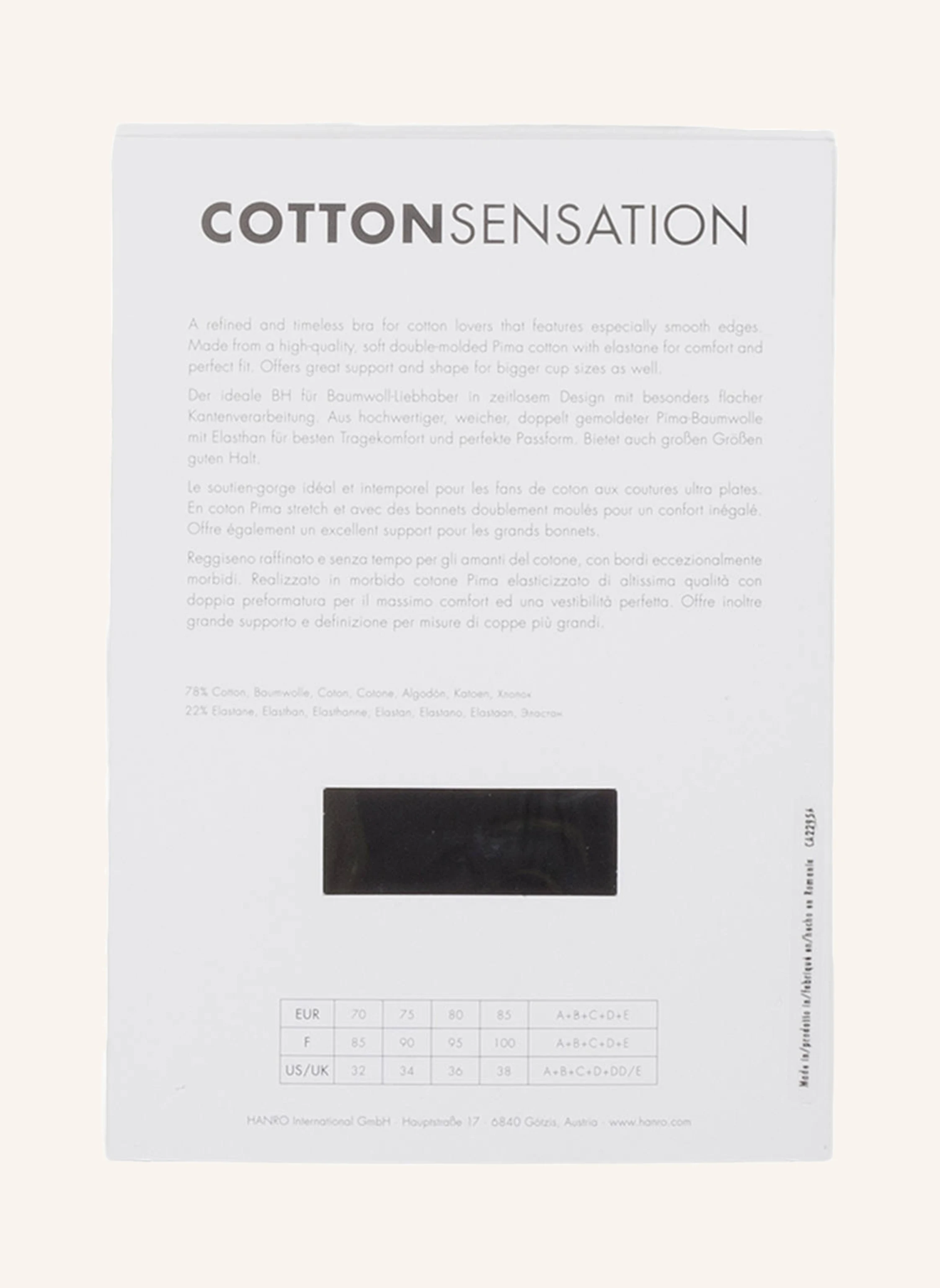 HANRO Triangel-BH COTTON SENSATION