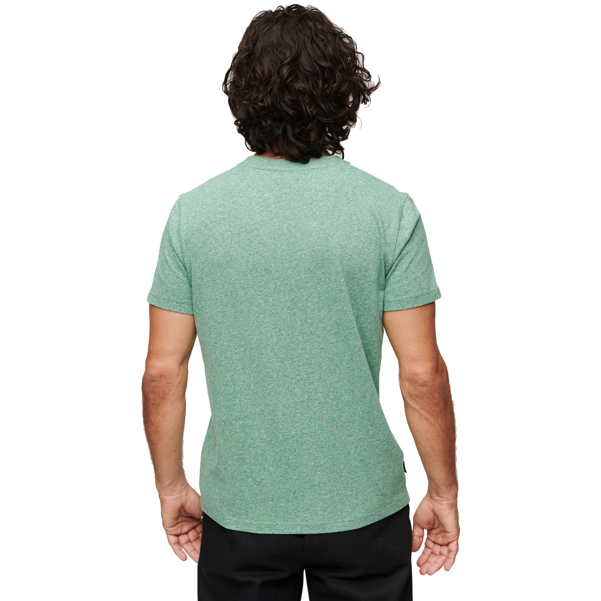 Superdry Essential Logo EMB T-Shirt Herren bright green grit