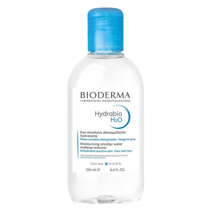 Bioderma Hydrabio H2O Mizellen-Reinigungslösung für feuchtigkeitsarme Haut, 250 ml