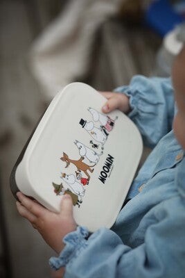 Mummitrollet Matboks Tynnmetall, Familie Beige