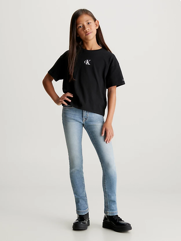 Calça jeans skinny de cintura média