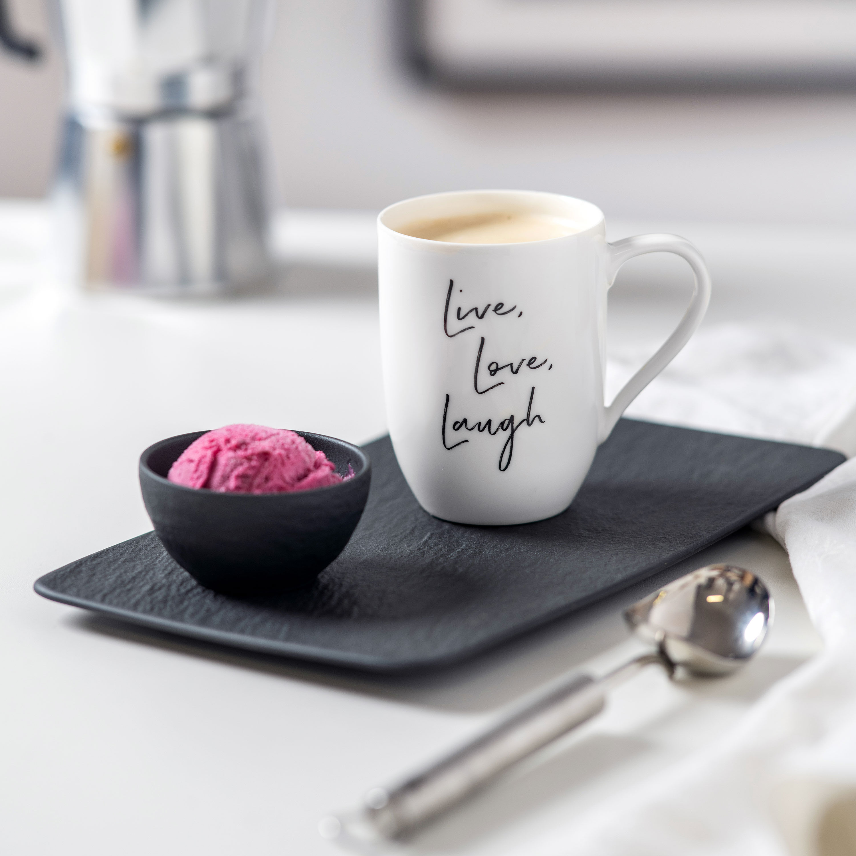 Statement Mug White, 9.9 oz, Premium Porcelain