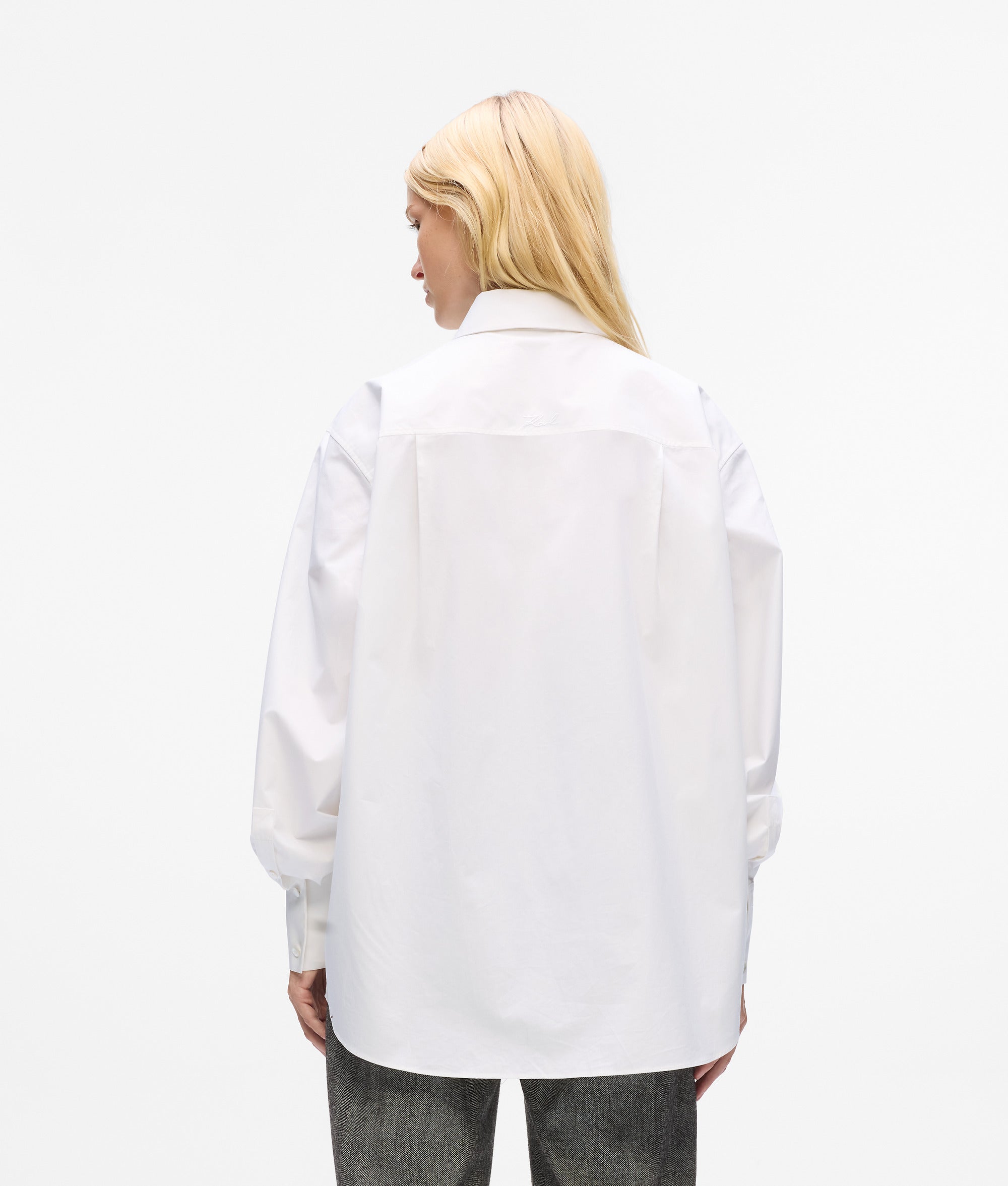 Signature overhemd van popeline